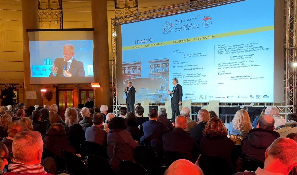 Al Palazzo della Borsa di Genova 'Orizzonti aperti' organizzato dalla Fondazione Ansaldo