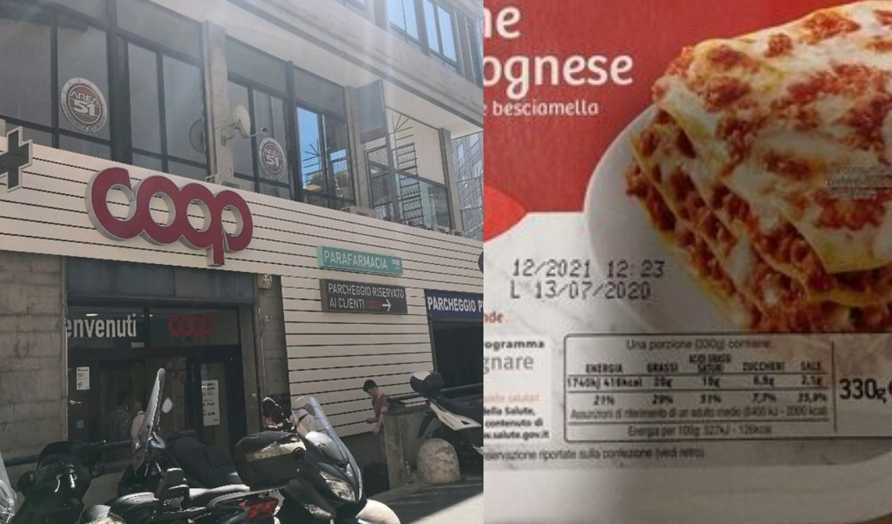 Genova: affamato, mangia ma non paga confezione di lasagne