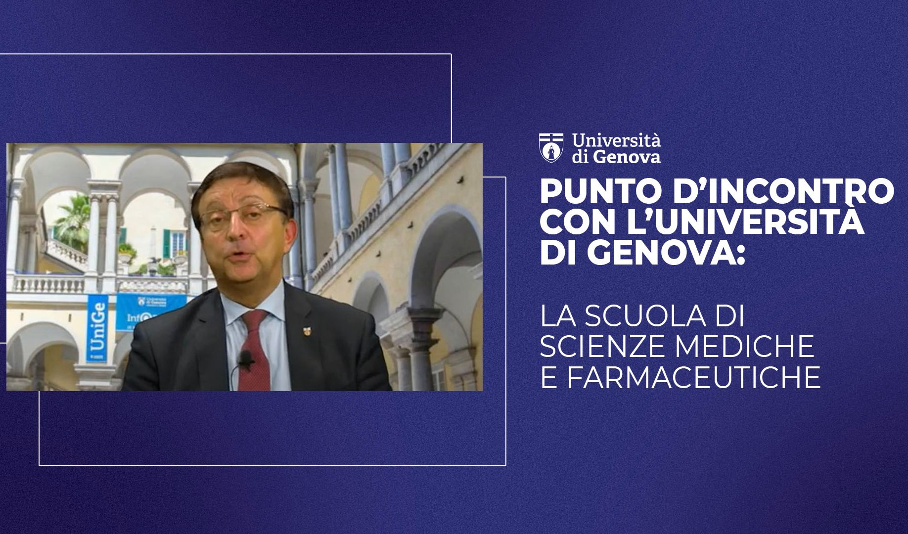 Punto d'incontro con l'Università di Genova, la Scuola di Scienze Mediche e Farmaceutiche