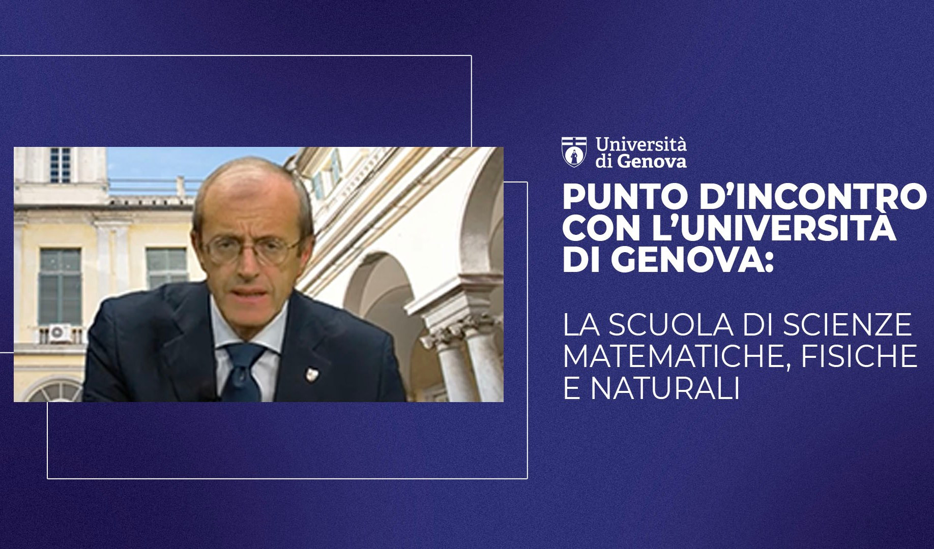 Punto d'incontro con l'Università di Genova, la Scuola di Scienze Matematiche, Fisiche e Naturali