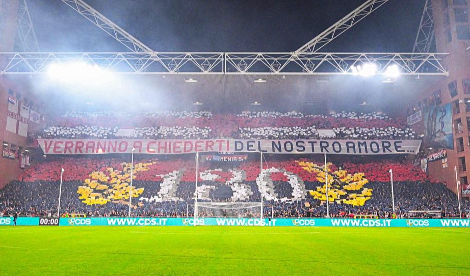 Genoa, con l'Udinese la carica dei 31mila