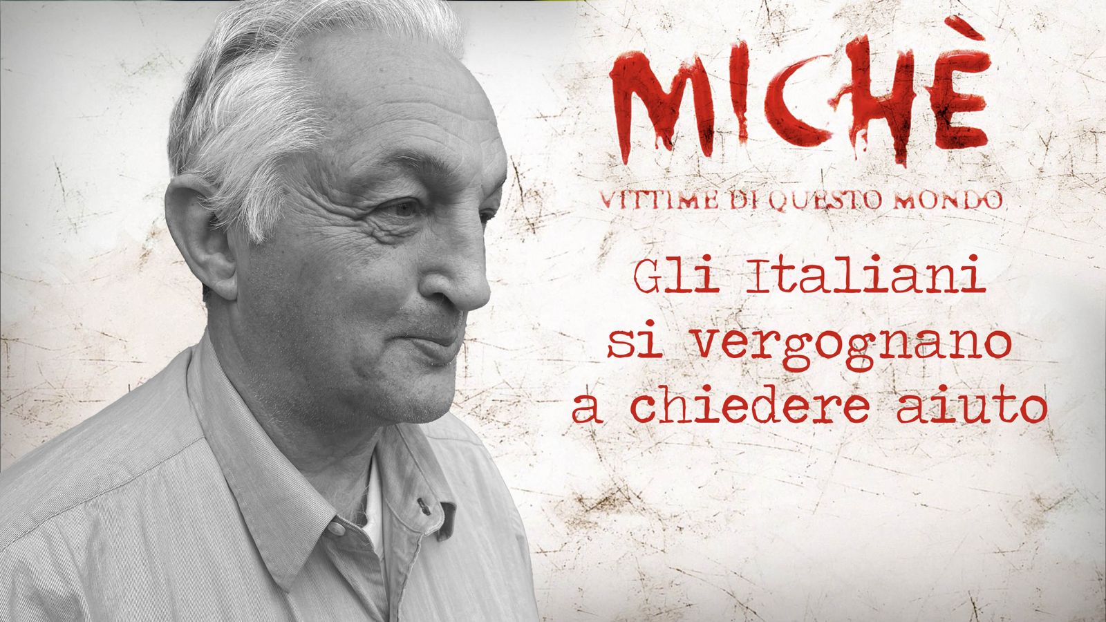 A Michè la storia di Corrado, l'ex clochard che ora cerca e aiuta i senzatetto