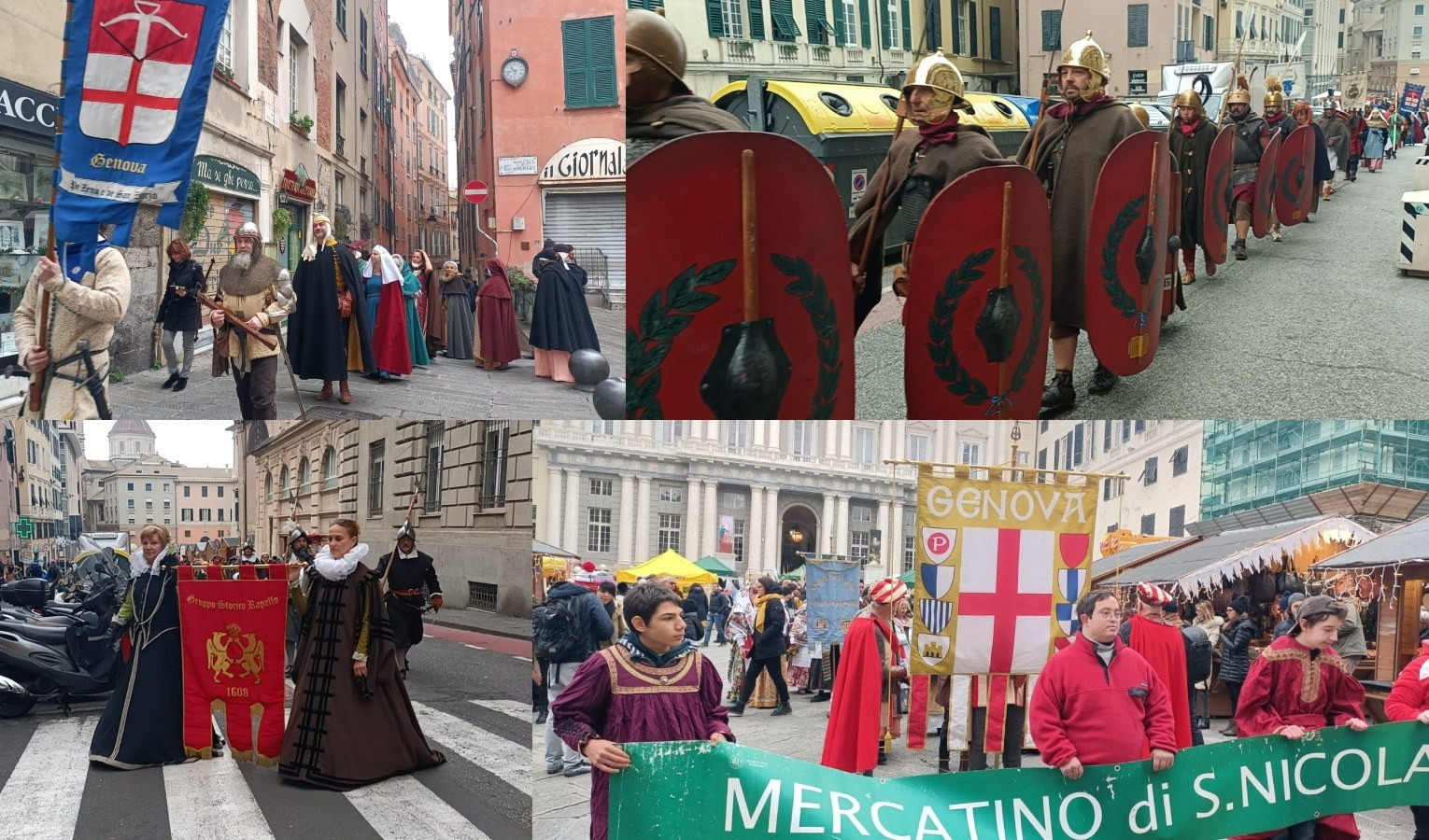 Genova, corteo storico per celebrare il mercatino di San Nicola