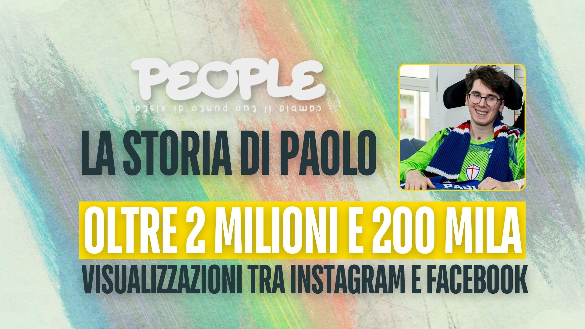 La storia di Paolo conquista i social di Primocanale: oltre 2 milioni di visualizzazioni nel mese di novembre