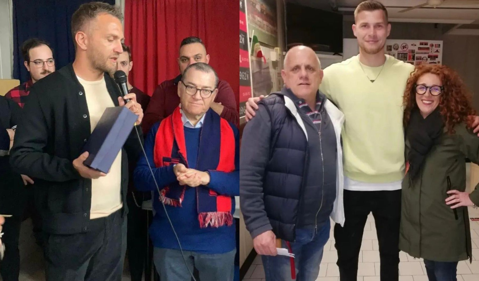 Genoa, festa al Little Club con Criscito e Martinez