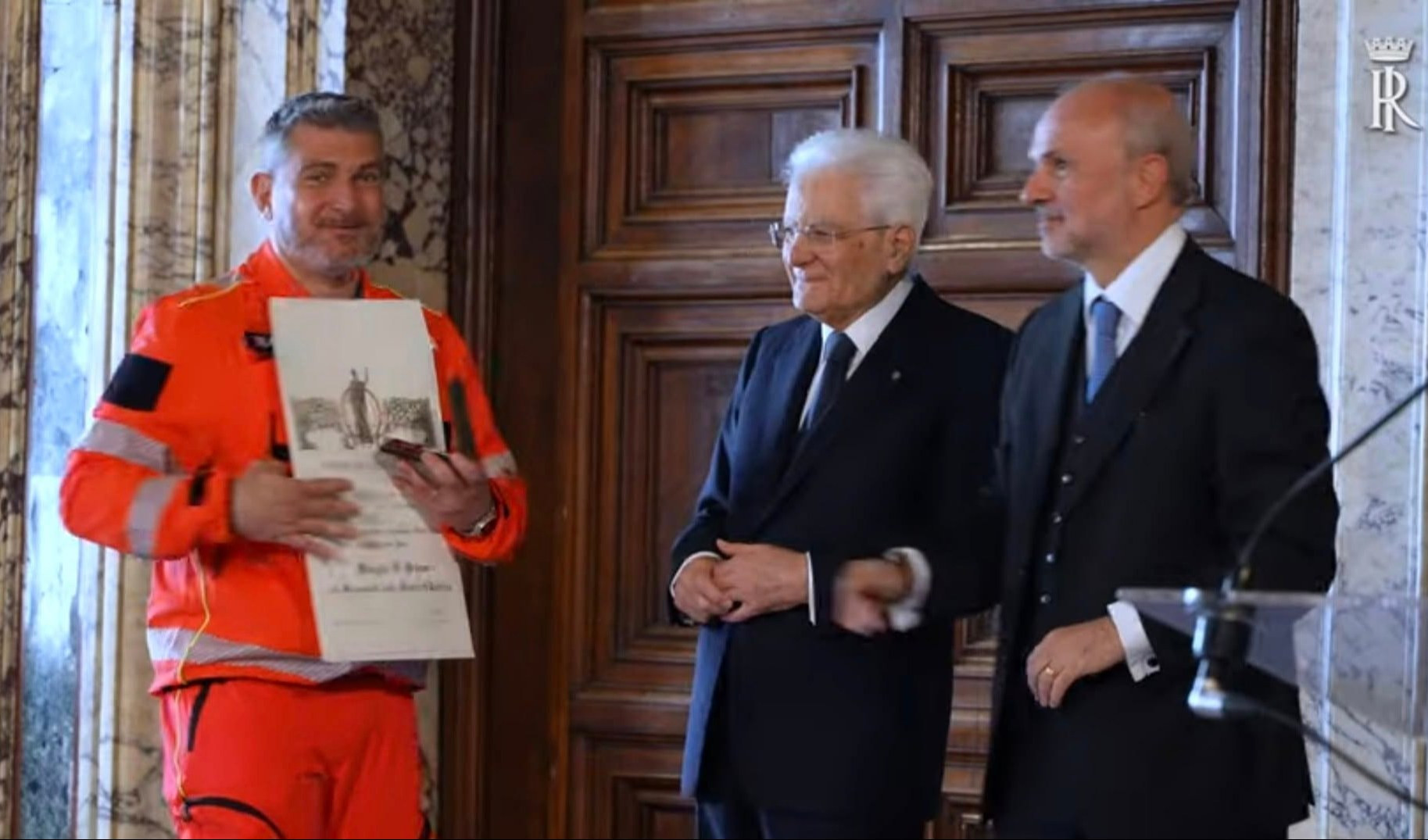 La Croce Verde di Quarto premiata da Mattarella con la medaglia al merito