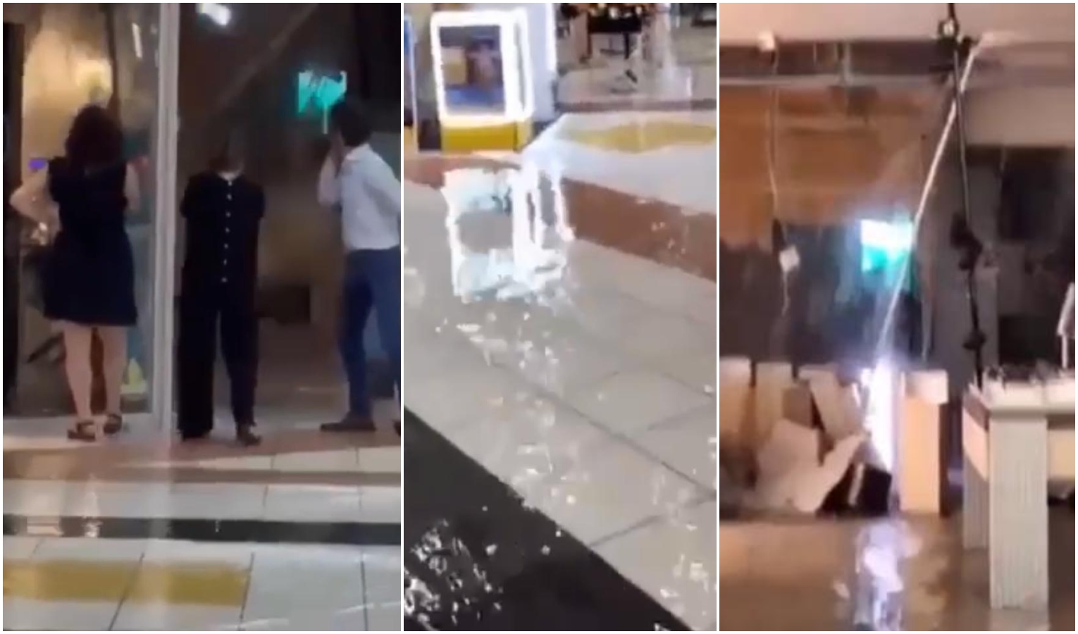 Bomba d'acqua su Savona: crolla controsoffitto in un centro commerciale