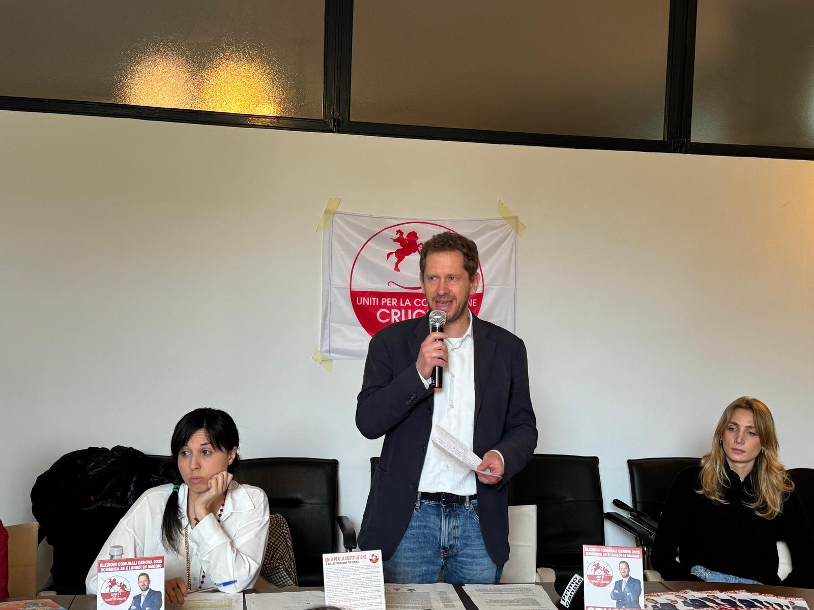 Crucioli presenta il suo programma: “Sì alla pace, no sprechi. Centrosinistra peggio del centrodestra” 