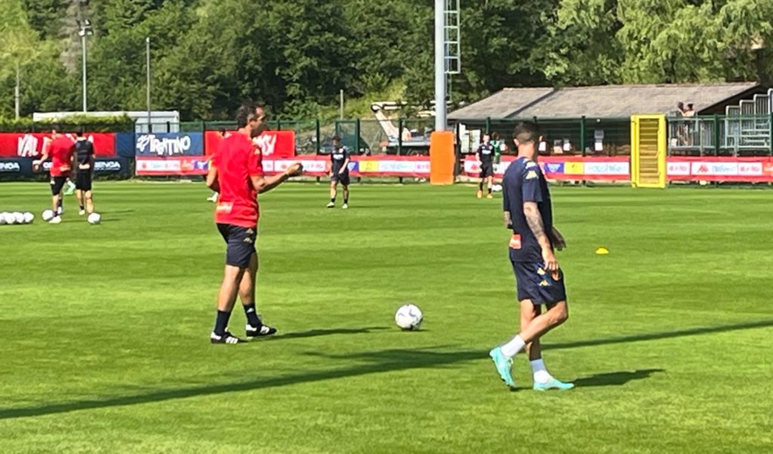 Genoa, squadra al lavoro in vista del Modena