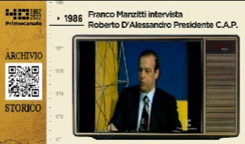 Dall'archivio storico di Primocanale, 1986: il presidente del porto D'Alessandro