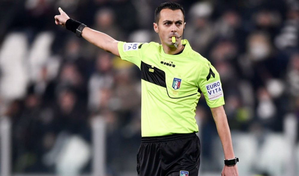 Arbitri: Sampdoria-Roma a Di Bello, Spezia-Cremonese a Manganiello