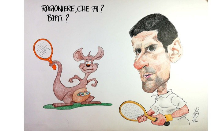 Le Mussaie di Davide Sacco: Djokovic fantozziano