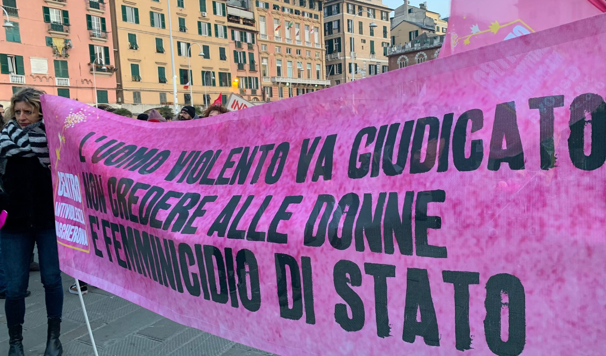 A Genova la protesta di 