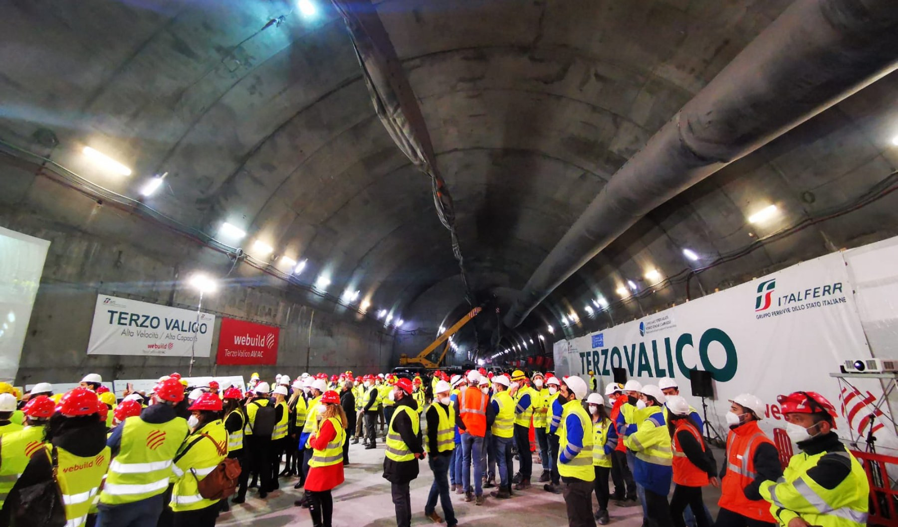 Draghi a Genova, la visita al cantiere del Terzo Valico. Ferraris: 