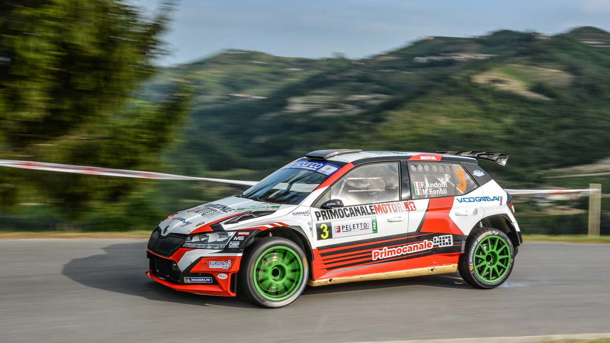 Rally di Alba - Andolfi terzo nell'assoluta a metà gara