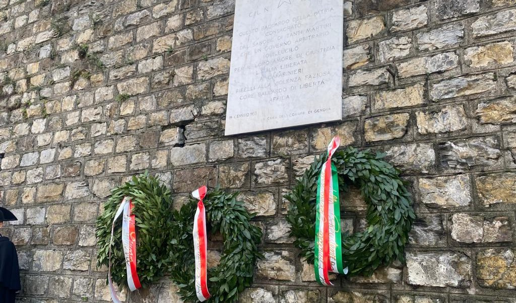 Genova ricorda l'eccidio dei Forti e il coraggio del tenente Comes