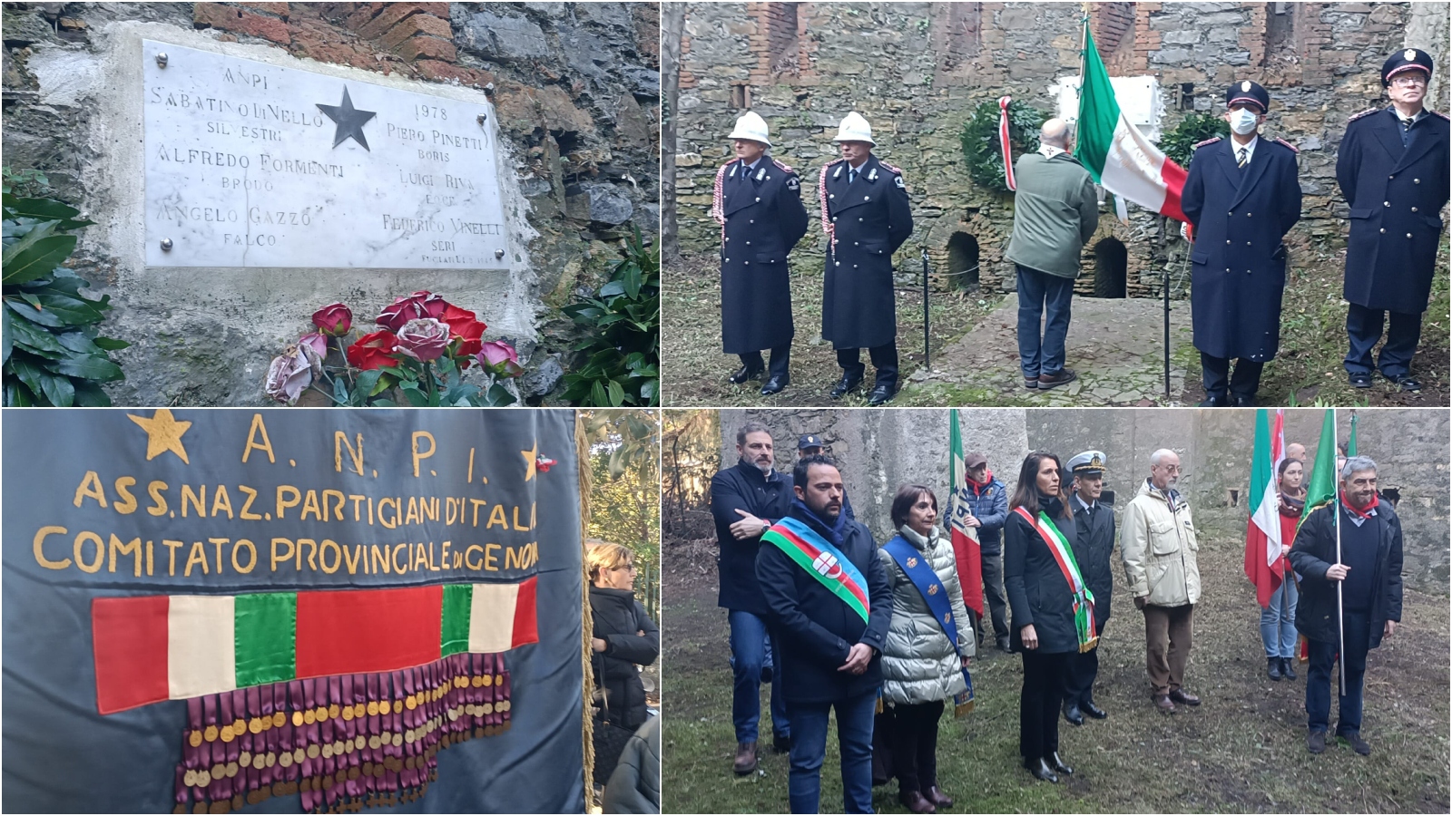 Genova, ricordati i sei partigiani uccisi al Castellaccio nel '45