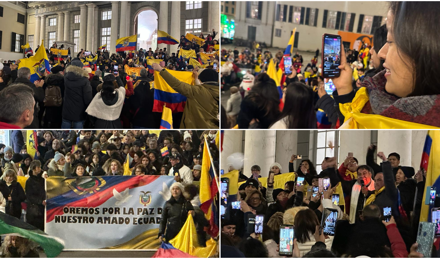 Genova, mille ecuadoriani in marcia per la pace e contro i narcos