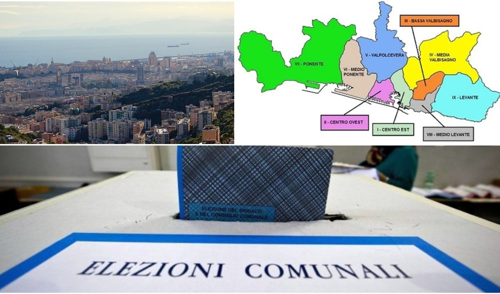 Elezioni a Genova, si vota anche per i nove Municipi