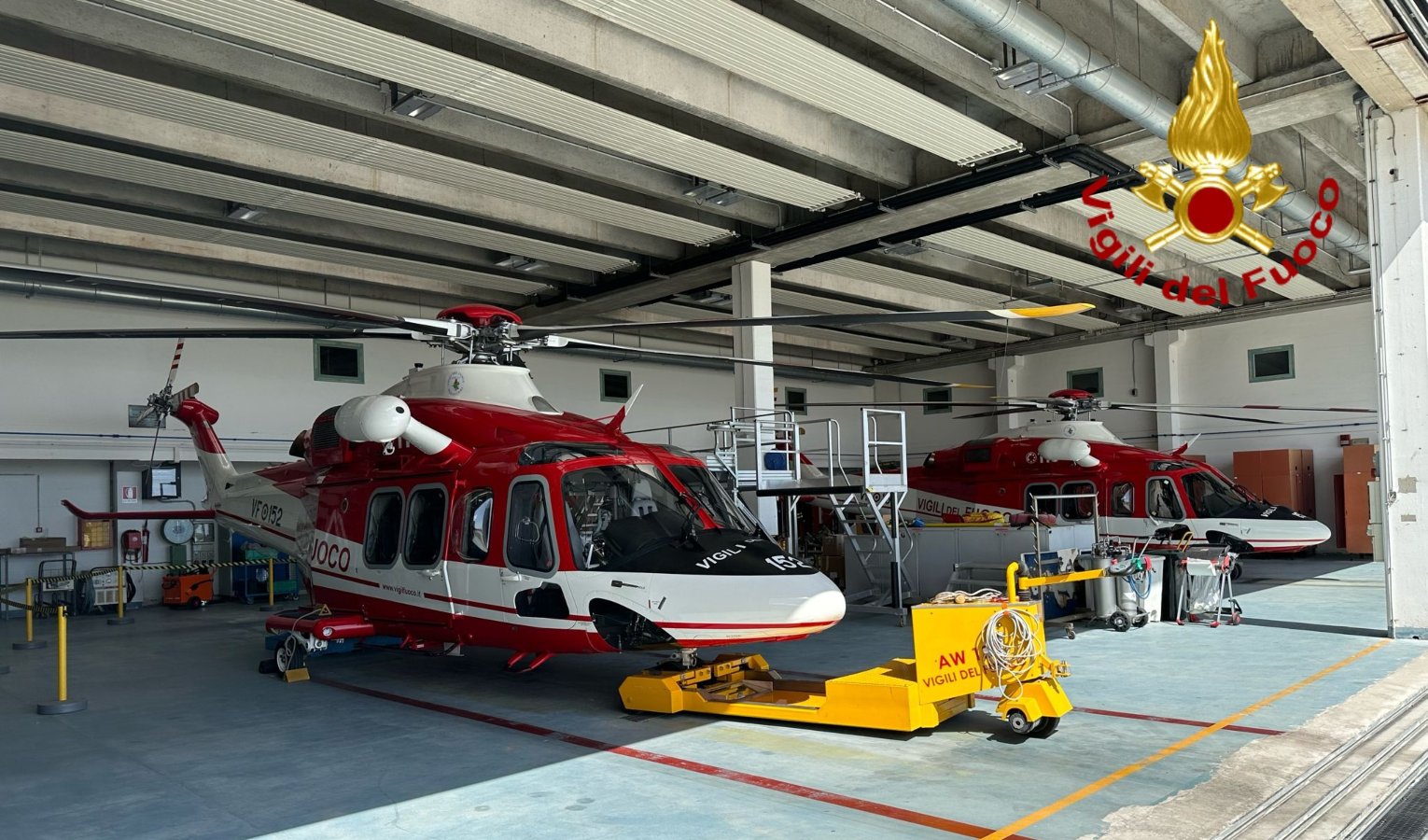 Liguria, nuovo elicottero di soccorso per i vigili del fuoco