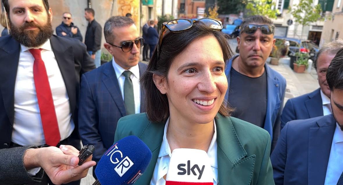 La segretaria del partito democratico Elly Schlein