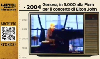 Dall'archivio storico di Primocanale, 2004: Elton John a Genova