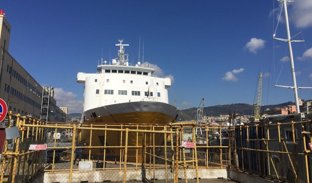 Porto di Genova, iniziati lavori di riqualificazione dei bacini di carenaggio