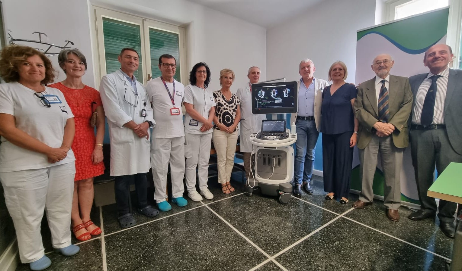 Sanità, donato ad Asl3 un ecocolordoppler per indagini al cuore