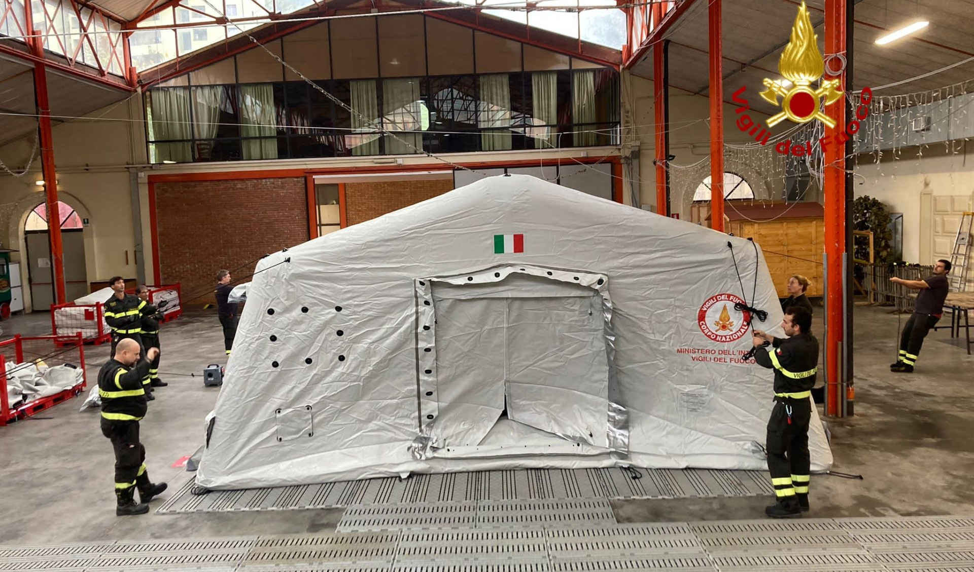 A Rossiglione quattro giorni di esercitazione per i vigili del fuoco in caso di calamità