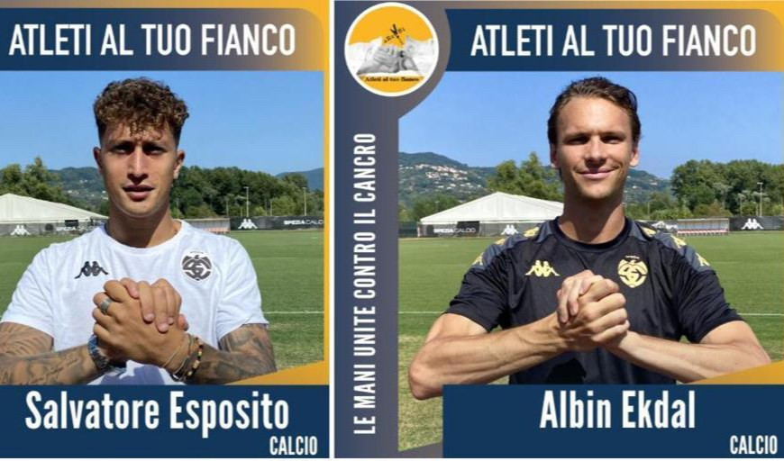 Spezia Calcio e Atleti al tuo fianco assieme per la lotta i tumori