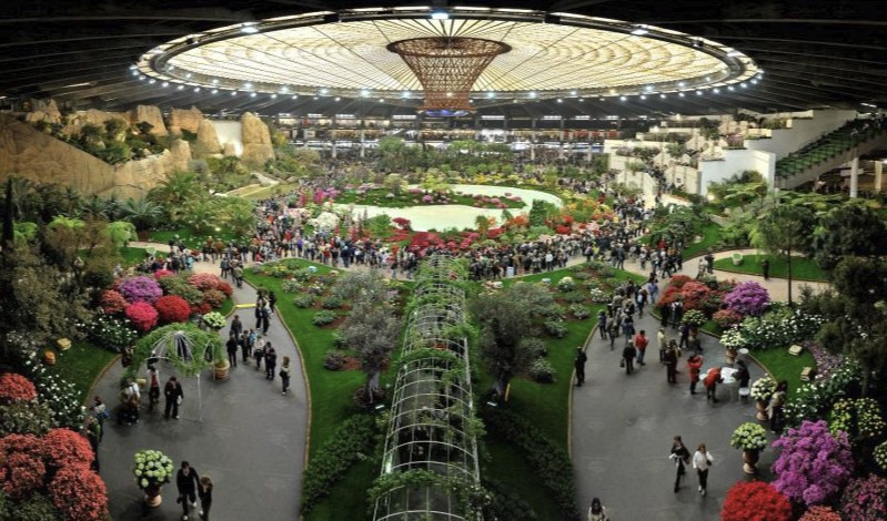 euroflora ai parchi di nervi a genova