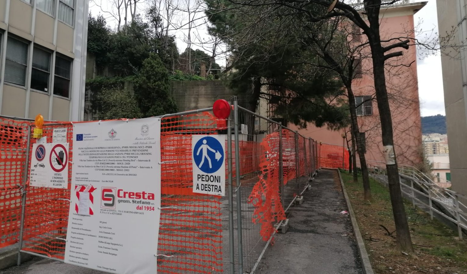 Genova, l'ex Villa San Teodoro diventerà un polo di accoglienza temporanea