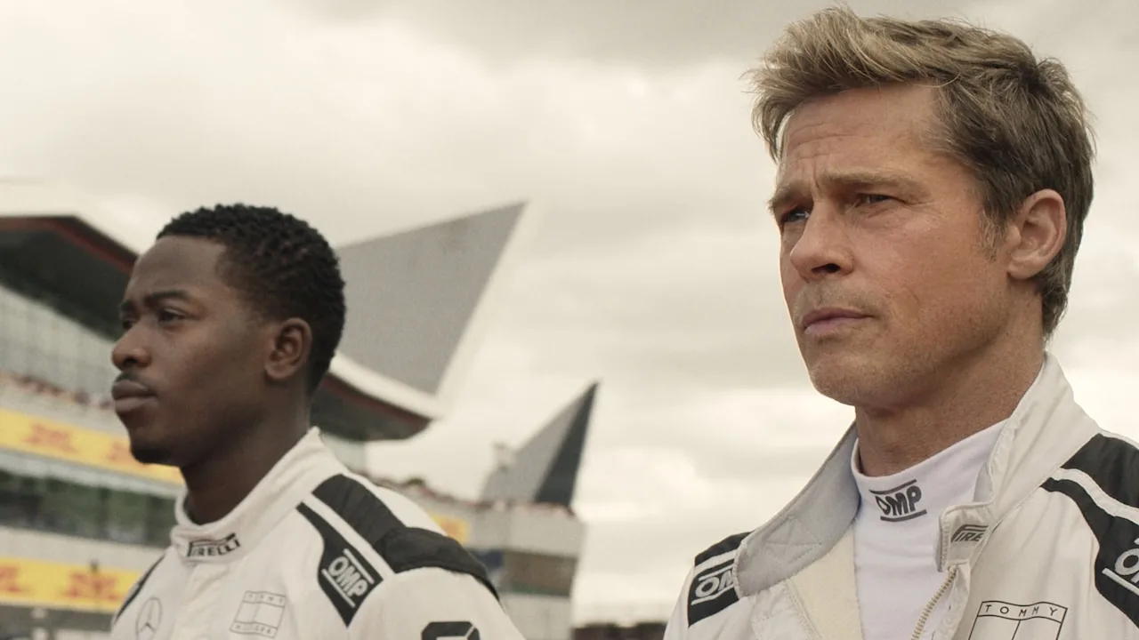 Brad Pitt e Damson Idris, protagonisti di 'F1 - Il film' Due piloti automobilistici