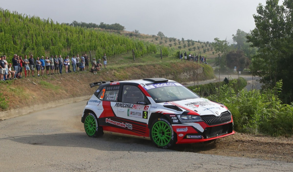 Rally di Alba, Andolfi (R5 Evo Primocanale Motori Vado Gateway) chiude terzo assoluto e secondo nel CIAR