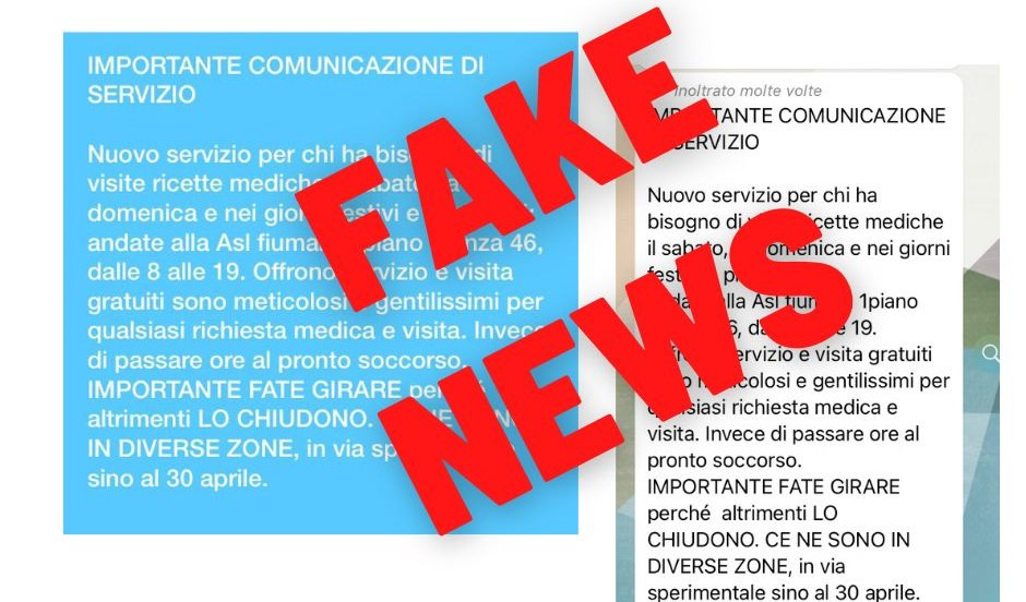 Genova, visite mediche gratis: attenzione alle fake news via messaggio