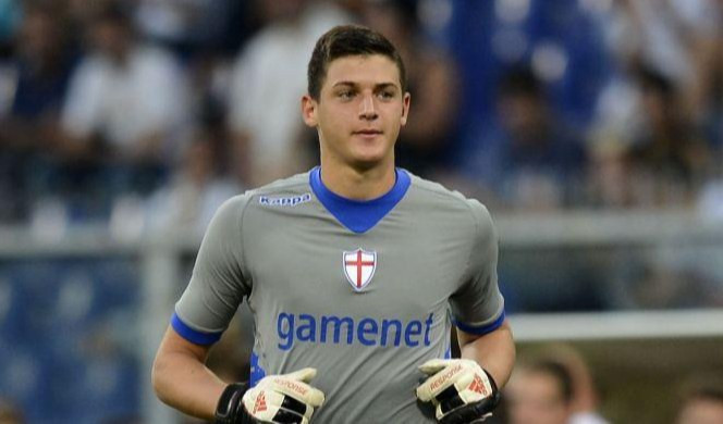 Wladimiro Falcone, secondo portiere della Sampdoria, piace al Cagliari