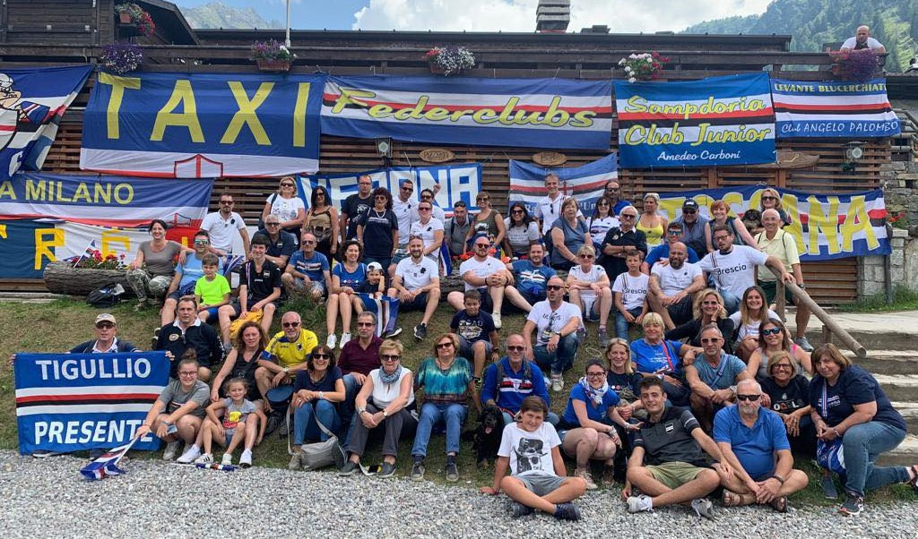 Federclubs, appuntamento ai tifosi della Samp per il pranzo in baita a Ponte di Legno