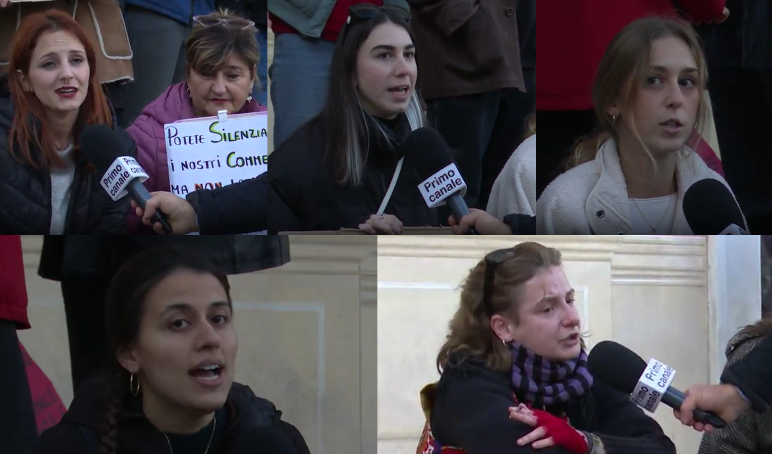 Violenza donne, le manifestanti arrabbiate: 