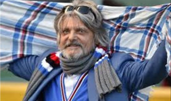 Massimo Ferrero ha seguito la Sampdoria dal carcere