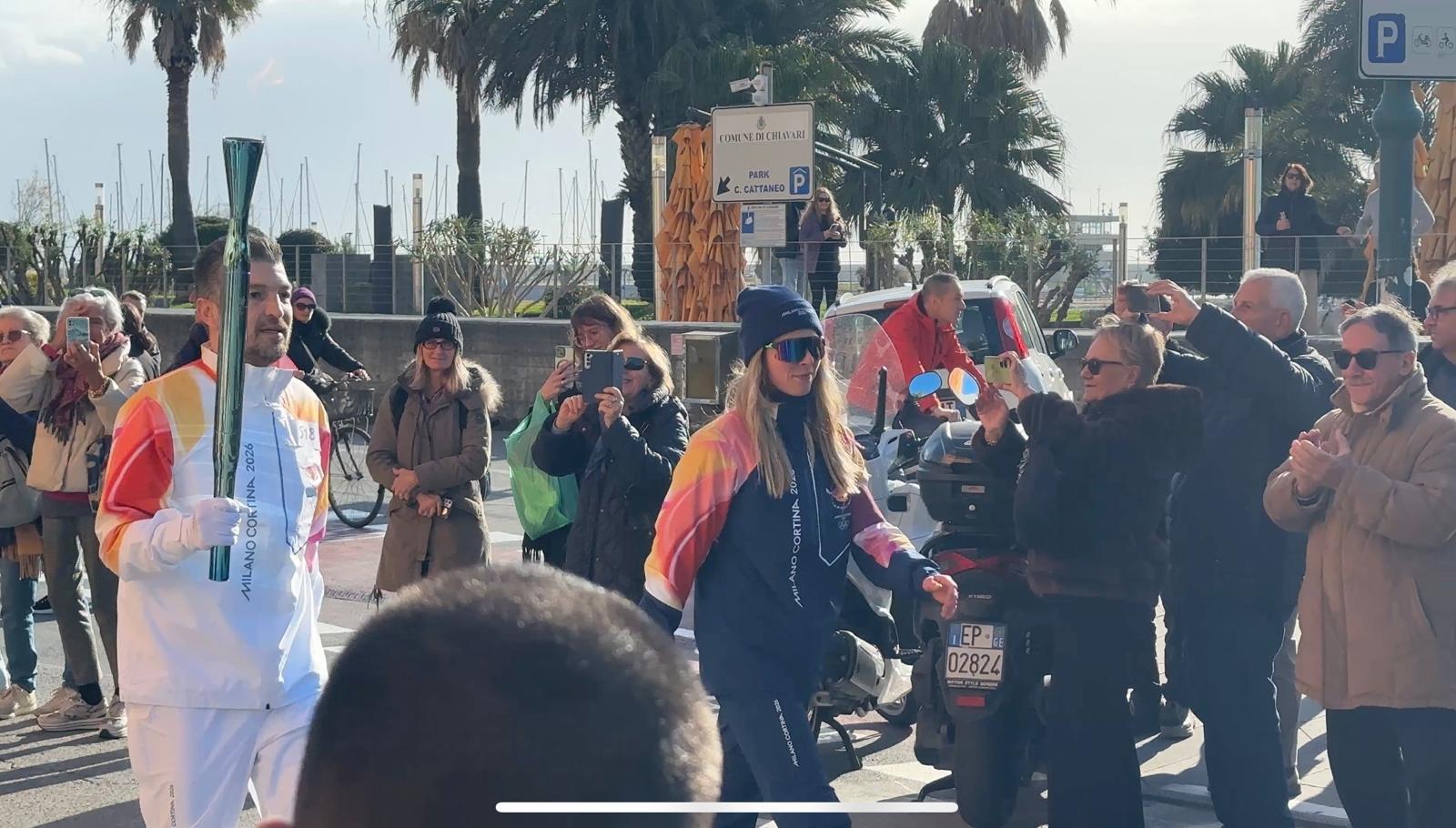 Torcia olimpica a Chiavari, Fertonani (Cds): 