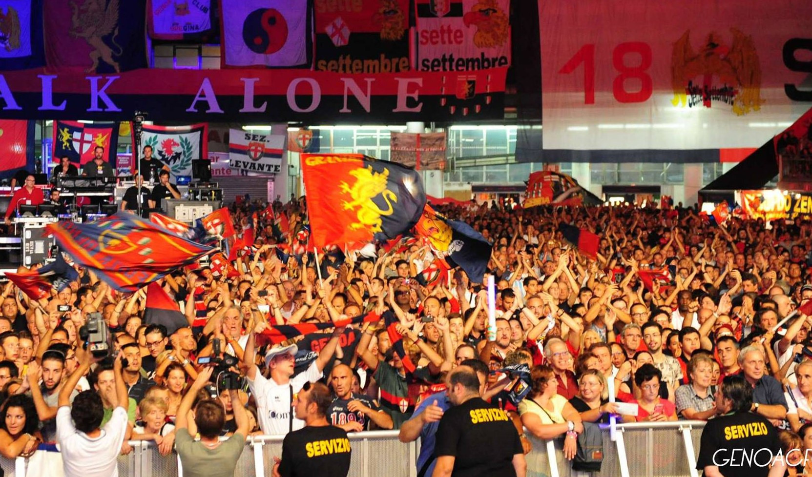 Tifosi Genoa, tutto sulla festa per i 130 anni di mercoledì sera