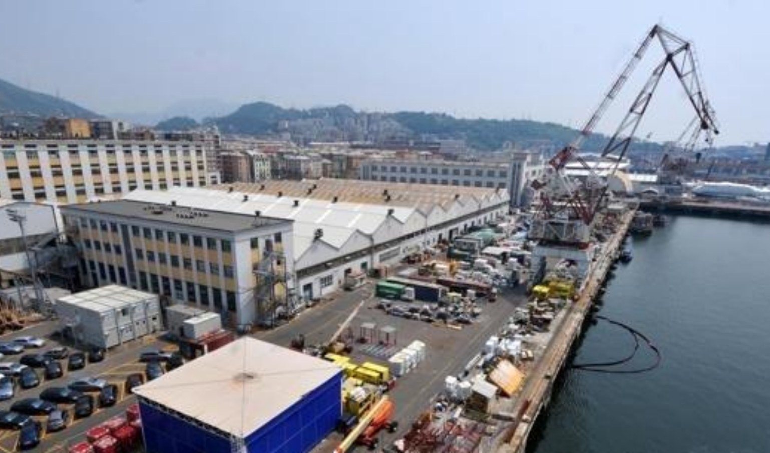 Ribaltamento Fincantieri a Sestri Ponente, ok di Tursi a piano caratterizzazione ambientale