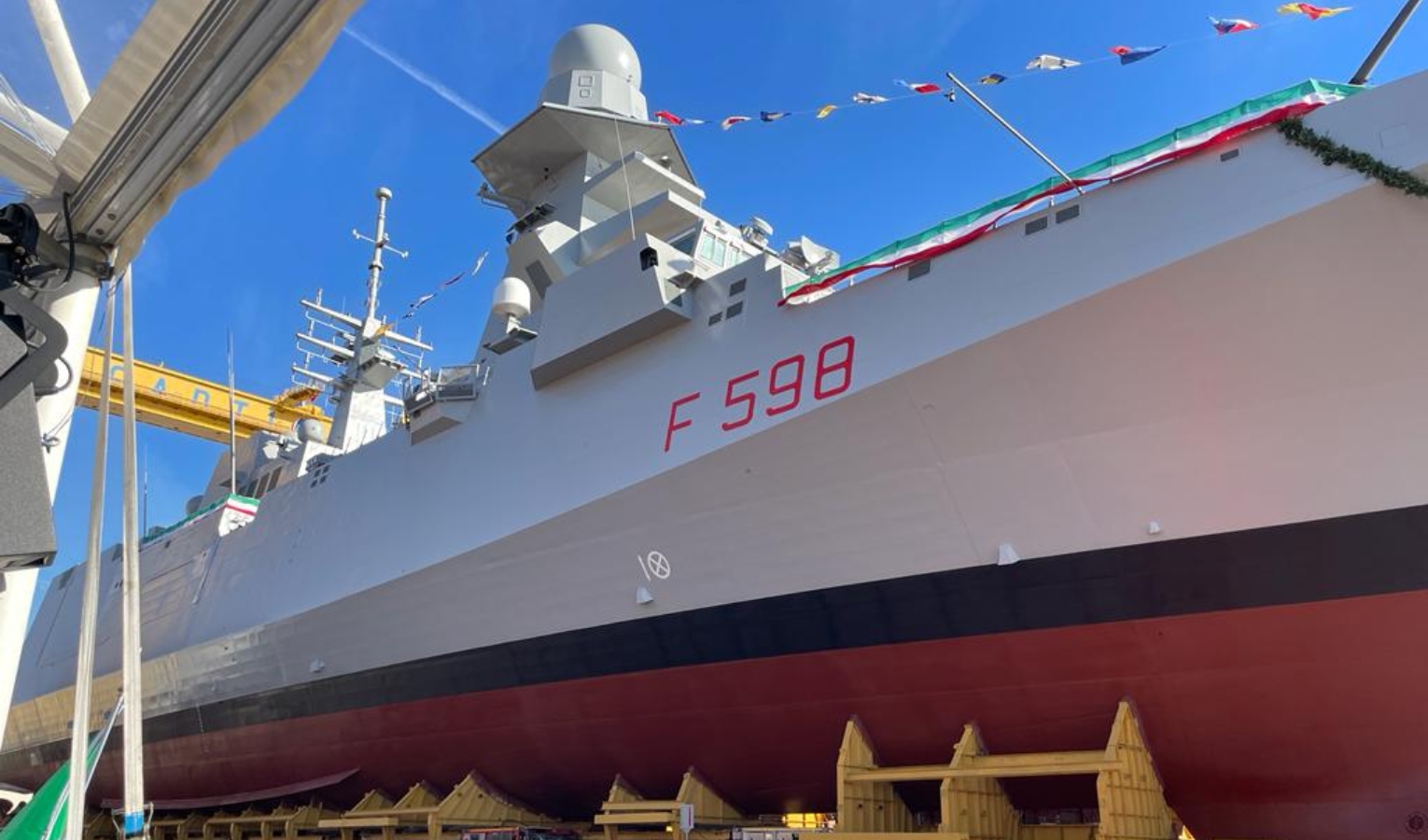 Fincantieri, varo tecnico per la fregata multiruolo Schergat 