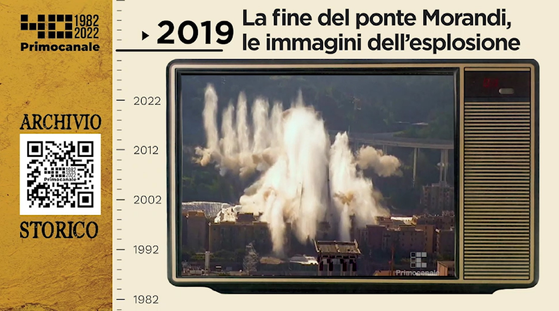 Dall'archivio storico di Primocanale: 2019, la fine del ponte Morandi