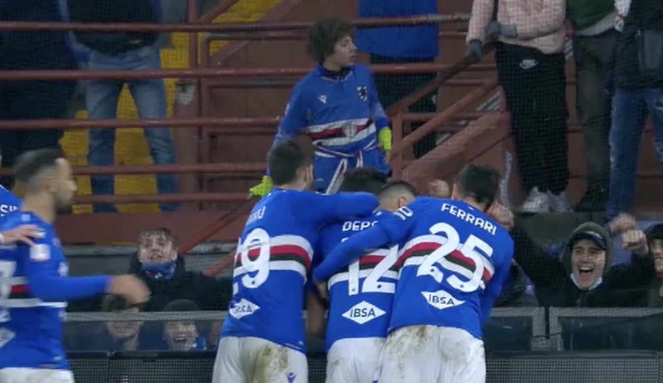 Sampdoria avanti in Coppa: 2-1 al Torino