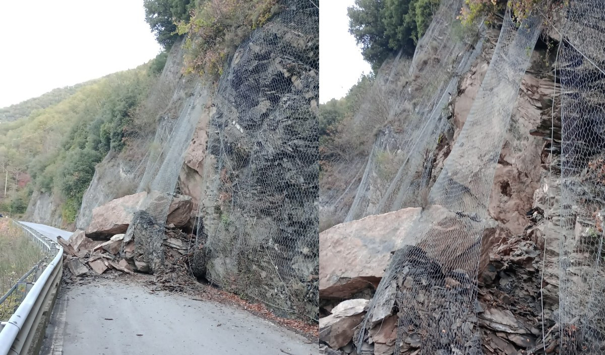 Maltempo, frana sulla SP della Valle Argentina: strada riaperta ma danni ingenti