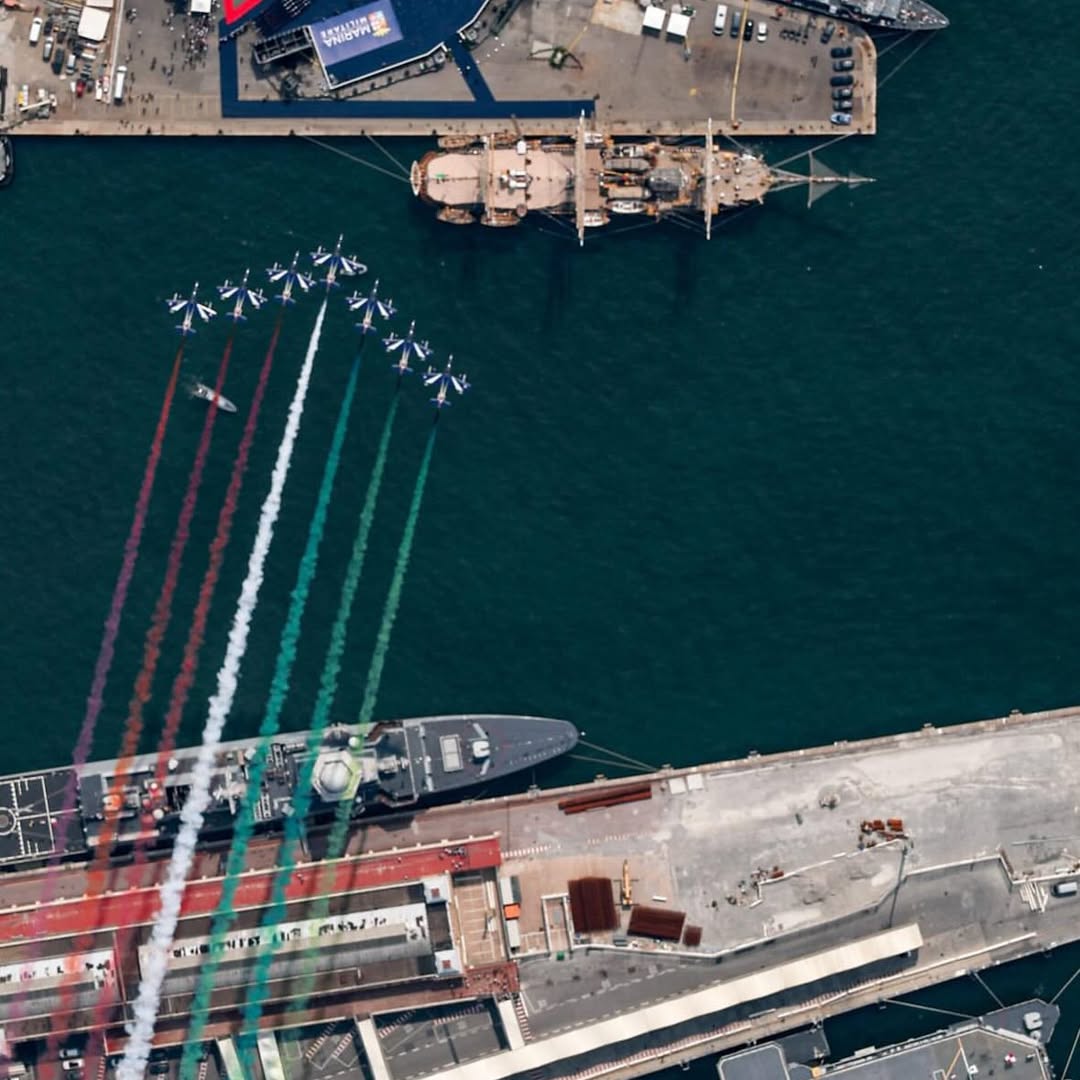 A Genova la festa della Marina con il Vespucci, Mattarella e le Frecce Tricolori