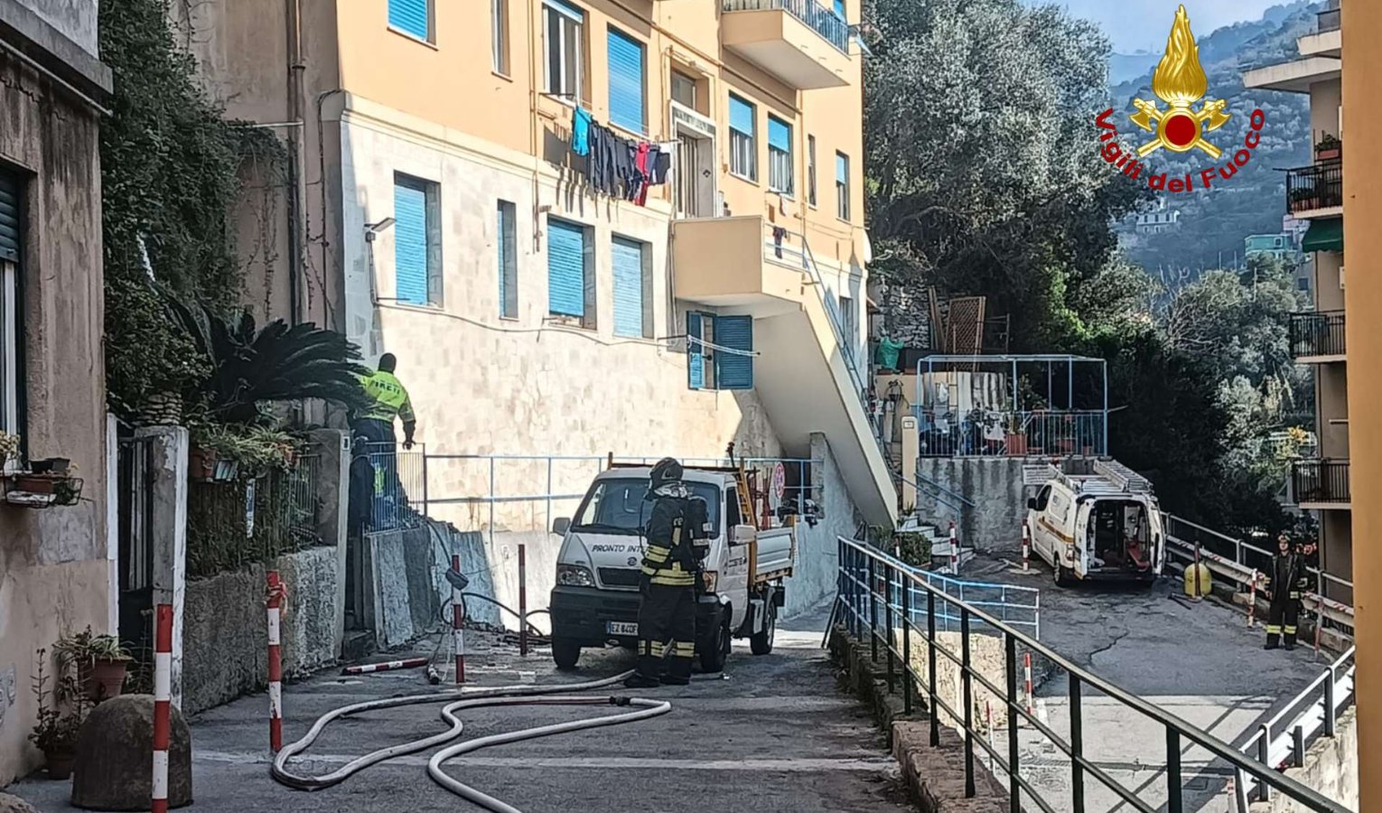 Genova, fuga di gas a Nervi: evacuate 13 persone, poi il rientro in casa