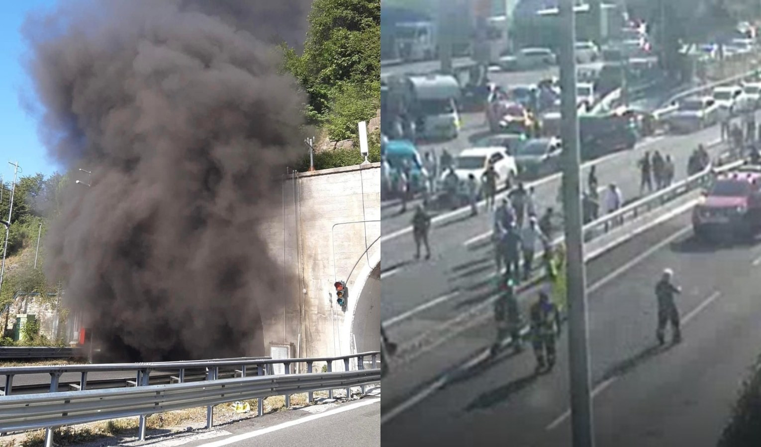 Pullman bruciato in A12, domani riapre una corsia verso Genova: nel weekend la riapertura completa