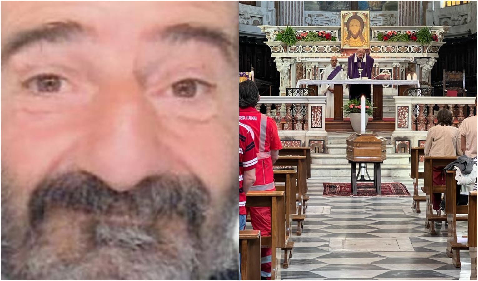 Ucciso in carcere perché russava, i funerali nella chiesa dell'Annunziata